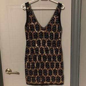 cocktail sequin dress